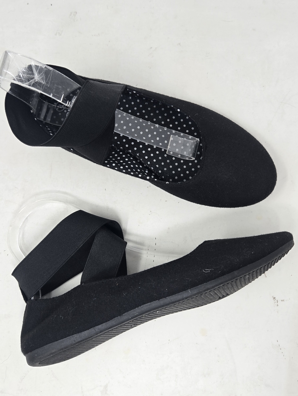 Alpine Swiss Peony Ankle Strap Slip on Ballet Flats Women's Size 8